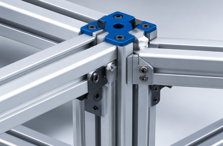 Bespoke MayTec aluminium profile assembly