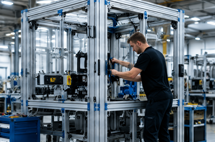 MayTec project being manufactured and assembled